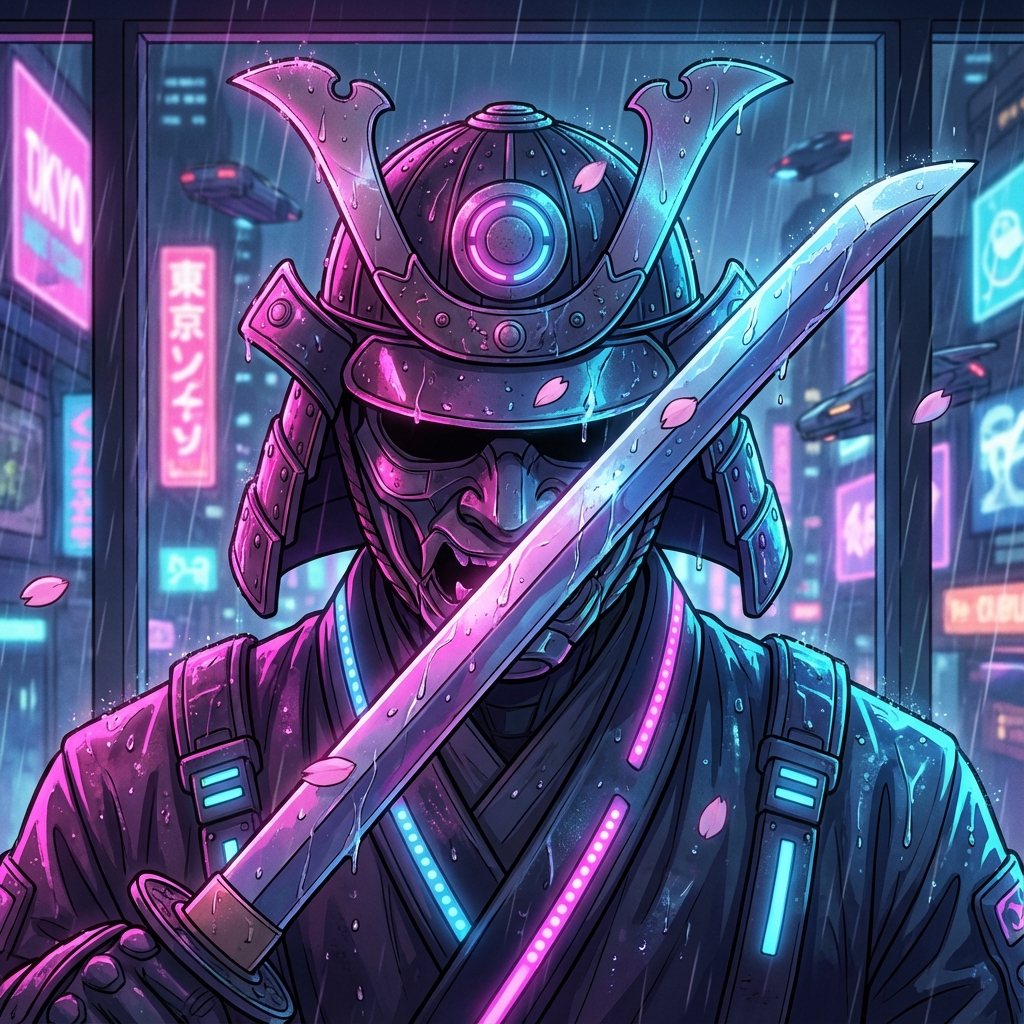 Cyberpunk Samurai